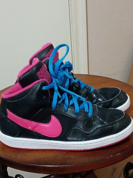 Nike Other - Nike Son of Force Mid Sneaker Big Kids. Black/Pink. Size: 3Y